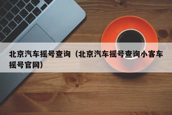 北京汽车摇号查询（北京汽车摇号查询小客车摇号官网）